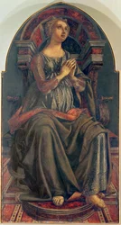 Hoffnung, aus einer Serie von Tafeln, die die Tugenden darstellen, entworfen für den Ratssaal der Kaufmannsgilde, 1469