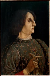 Porträt von Galeazzo Maria Sforza, Herzog von Mailand