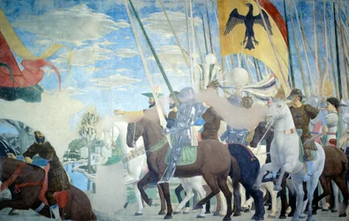 Detail aus der Legende vom Wahren Kreuz, Sieg von Konstantin