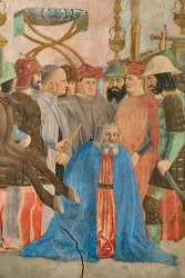 Die Schlacht von Heraklius und Chosroes: Hinrichtung von König Chosroes (Detail)