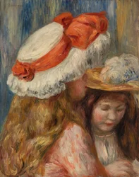 Mädchen mit Hüten