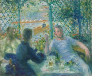 Mittagessen im Restaurant Fournaise