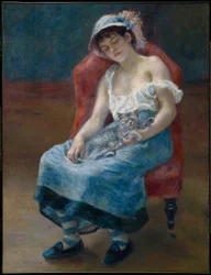 Schlafendes Mädchen