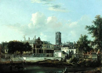 Blick auf die Schelde und die Sint-Baafskathedraal, Gent