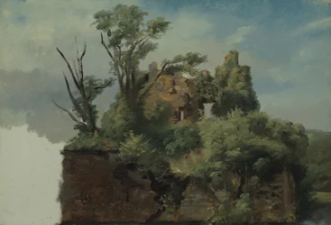 Landschaft mit Ruinen