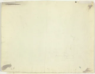 Skizze eines gewölbten Eingangs zu einer Terrasse