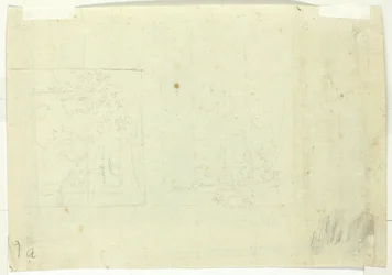 Zwei Skizzen eines Parks