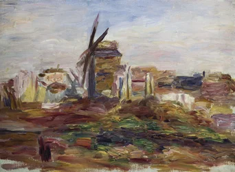 Eine Windmühle