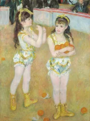 Akrobaten im Cirque Fernando (Francisca und Angelina Wartenberg)