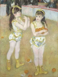 Akrobaten im Cirque Fernando, Francisca und Angelina Wartenberg, 1879