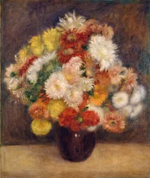 Blumenstrauß aus Chrysanthemen, 1881
