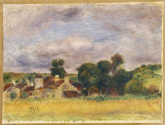 Landschaft in der Bretagne, ca. 1892