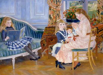 Nachmittag der Kinder in Wargemont, 1884