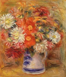 Chrysanthemen in einer Vase, ca. 1919
