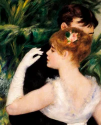 Tanz in der Stadt - Die französische Malerin Suzanne Valadon (1865-1938) war eines der Modelle (Detail)