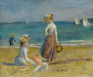 Figuren am Strand, 1890