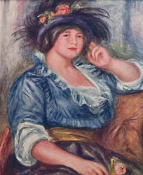 Mädchen mit einer Rose, 1913, 1923