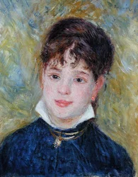Kopf einer jungen Frau (Jeanne Samary) um 1877-79