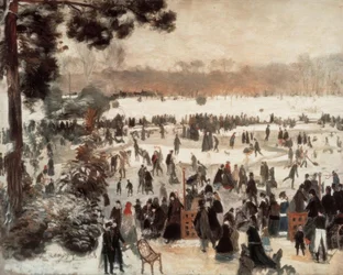 Eislaufen in Longchamps