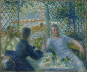 Mittagessen im Restaurant Fournaise (Das Ruderer-Mittagessen)