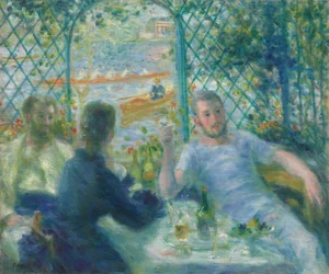 Mittagessen im Restaurant Fournaise. Das Mittagessen der Ruderer, 1875