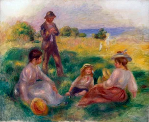 Party auf dem Land bei Berneval, 1898