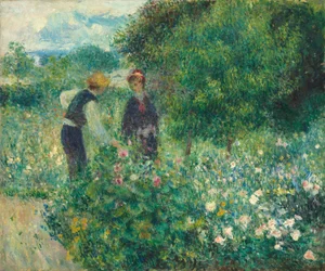 Blumen pflücken, 1875