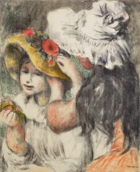 Den Hut befestigen, 1898