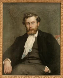 Porträt des Malers Alfred Sisley