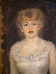 Porträt der Schauspielerin Jeanne Samary (Detail)