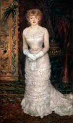 Porträt der Schauspielerin Jeanne Samary, 1878
