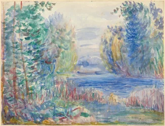 Flusslandschaft, 1890