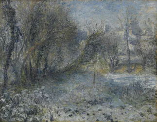 Schneebedeckte Landschaft, 1870-1875