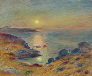 Sonnenuntergang bei Douarnenez, um 1883