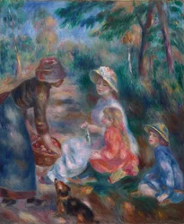 Der Apfelverkäufer, um 1890