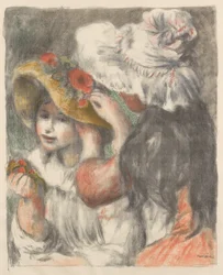 Der mit Blumen gesteckte Hut Le Chapeau Épinglé