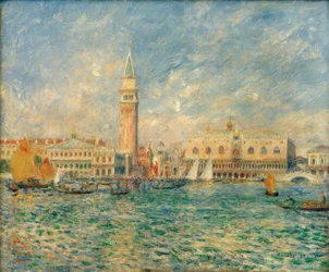Blick auf Venedig (Der Dogenpalast)