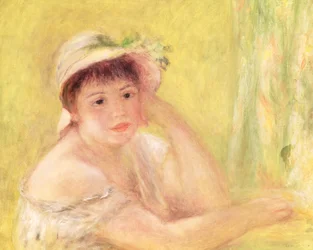 Frau mit Strohhut, 1879