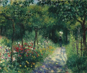 Frauen im Garten, 1873