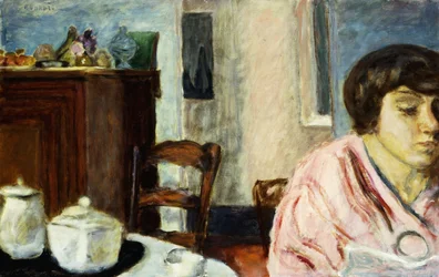 Interieur mit Kopf