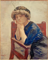 Die Frau mit der Feder