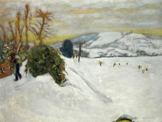 Der Schnee in Grand-Lemps (Schnee in Dauphiné)