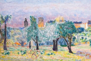 Landschaft von Le Cannet, ca. 1922