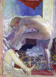 Großer blauer Akt