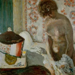Akt bei der Lampe