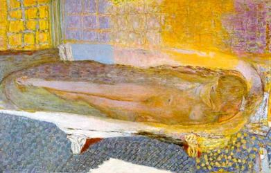 Akt in der Badewanne, 1936