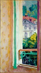 Offenes Fenster in Uriage