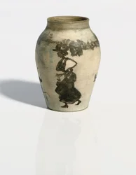 Petit vase: Straßenszene, ca. 1894-95