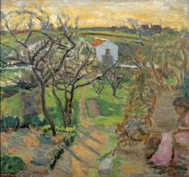 Frühlingssonnenuntergang