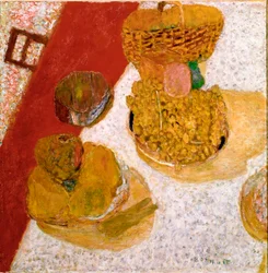 Tischecke Stillleben mit Früchten
